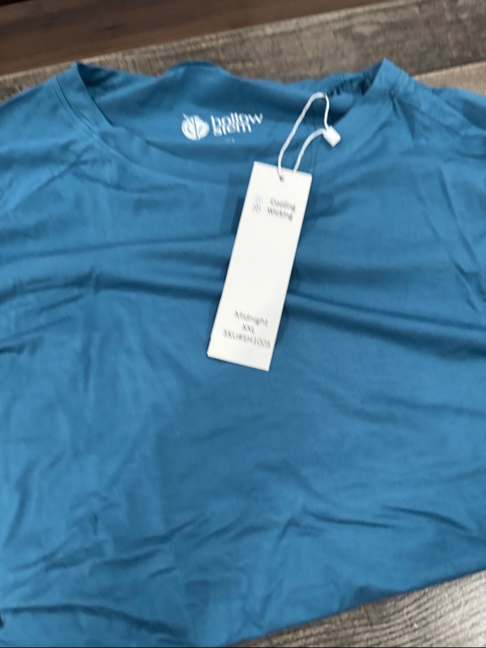 Blue Women's Sleep set Hollow stem Comfortable Pajama Tee